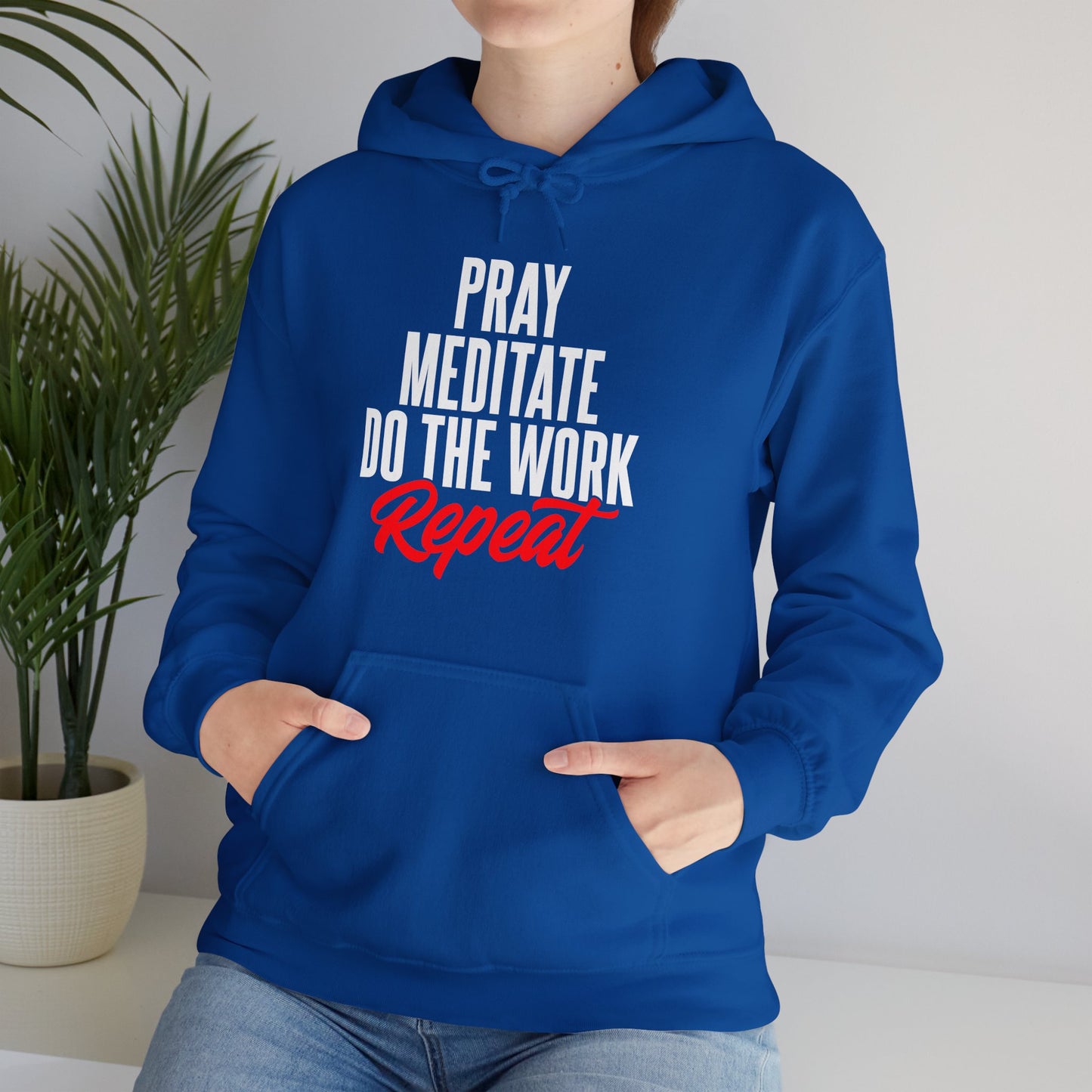 "Pray, Meditate, Do The Work" Hoodie